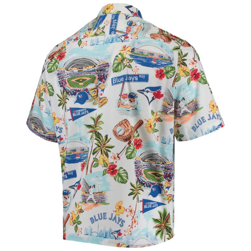 Toronto Blue Jays MLB Toronto Jays Scenic Button-Up Shirt