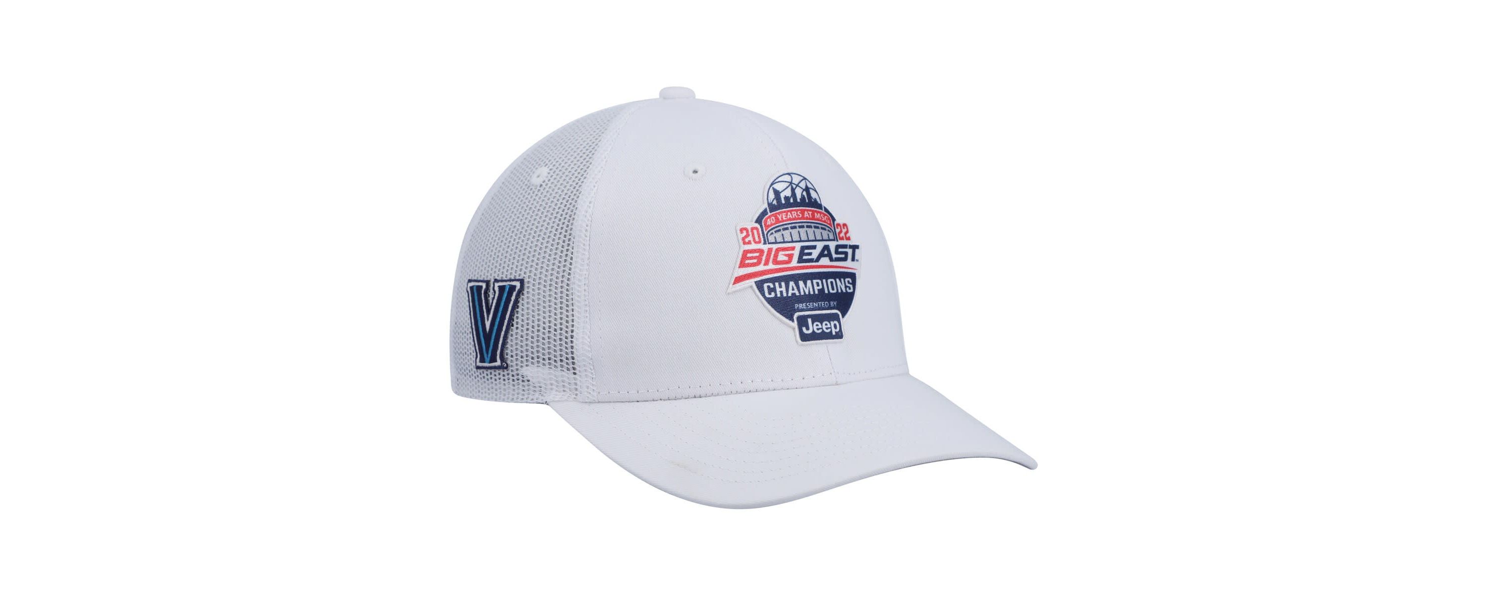 NCAA Villanova Wildcats 2022 Big East Basketball Conference Tournament s Locker Room Adjustable Hat