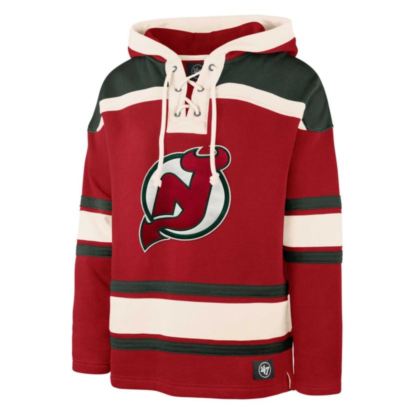 NHL Martin Brodeur New Jersey Devils Retired Player Name & Number Lacer Pullover Hoodie