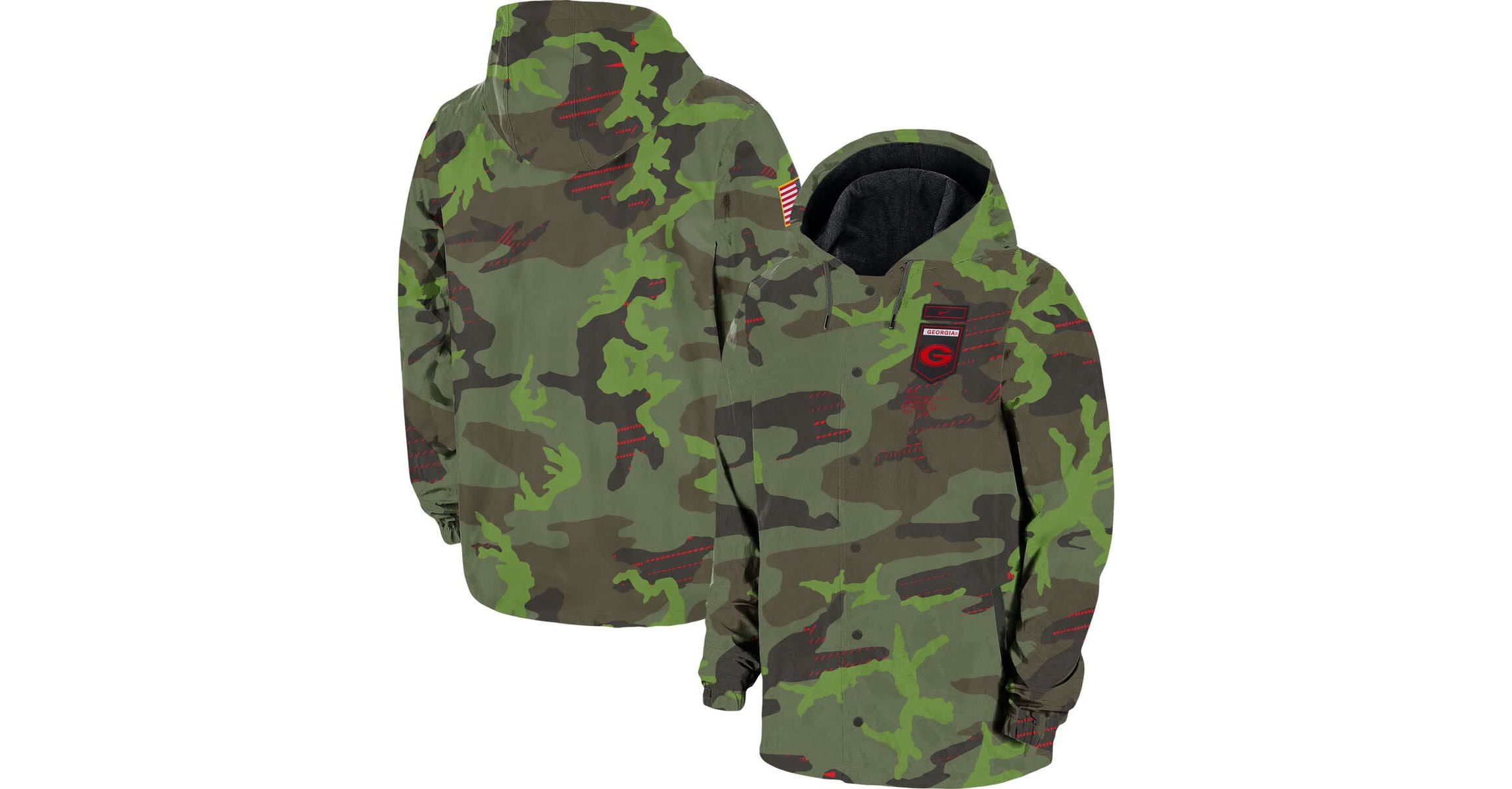 NCAA Nike Georgia Bulldogs Hoodie Full-Snap Jacket