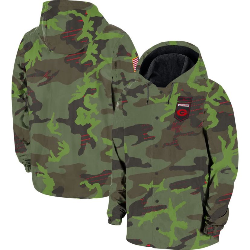 NCAA Nike Georgia Bulldogs Hoodie Full-Snap Jacket