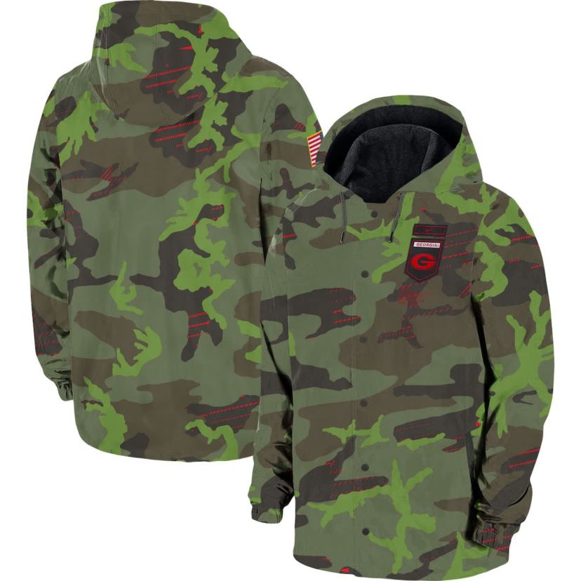 NCAA Nike Georgia Bulldogs Hoodie Full-Snap Jacket