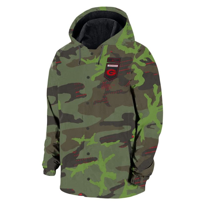NCAA Nike Georgia Bulldogs Hoodie Full-Snap Jacket