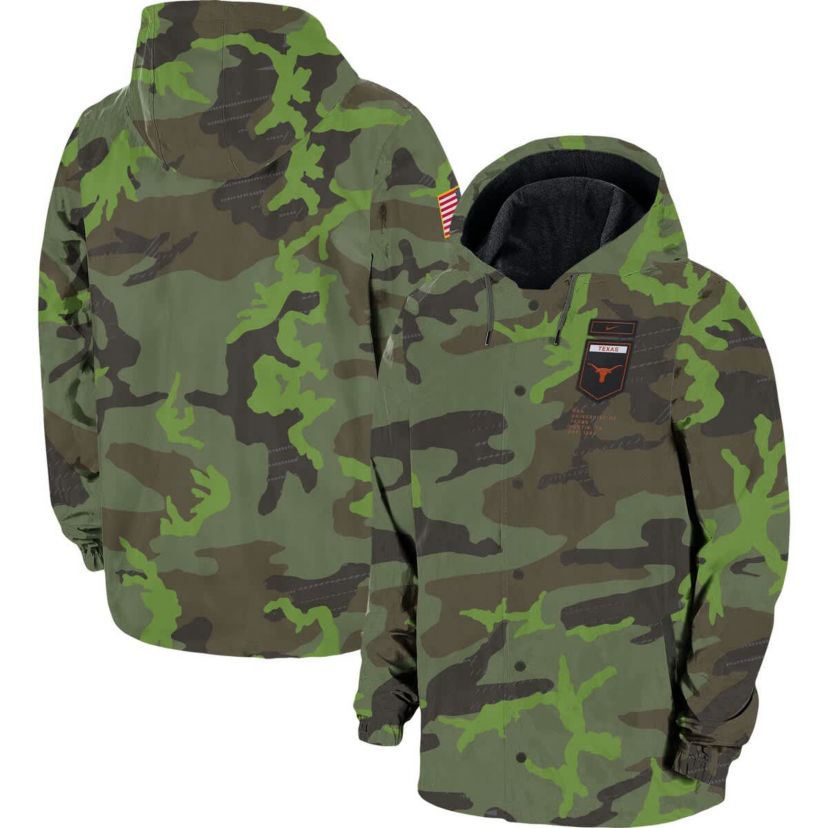 NCAA Nike Texas Longhorns Hoodie Full-Snap Jacket