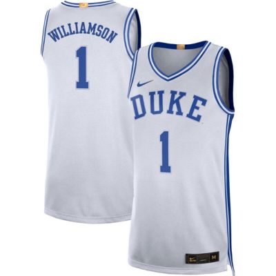 Men's Duke Blue Devils NCAA Nike Zion Williamson Duke Devils Limited Basketball Jersey