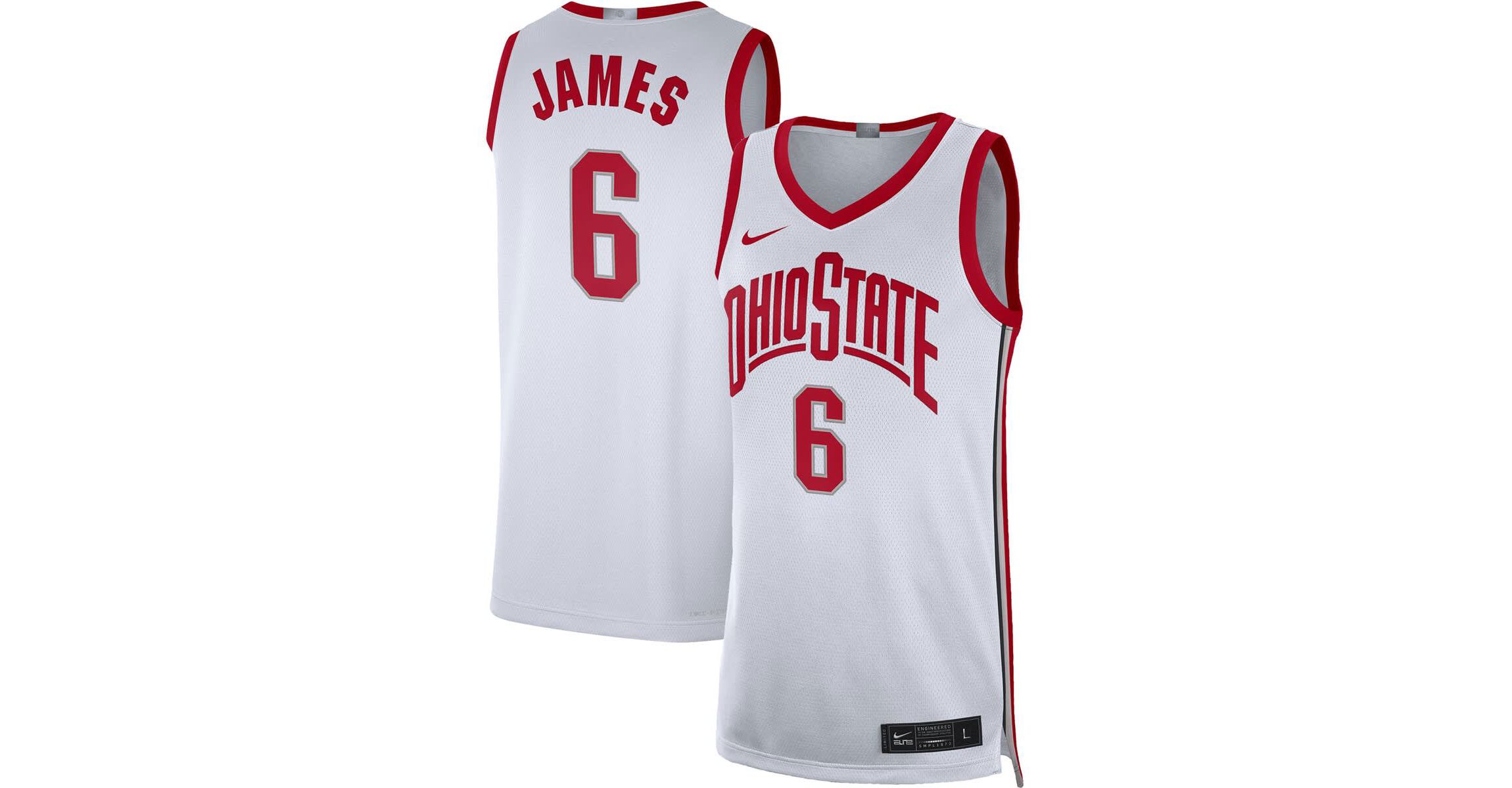 NCAA Nike LeBron James Ohio State Buckeyes Limited Basketball Jersey