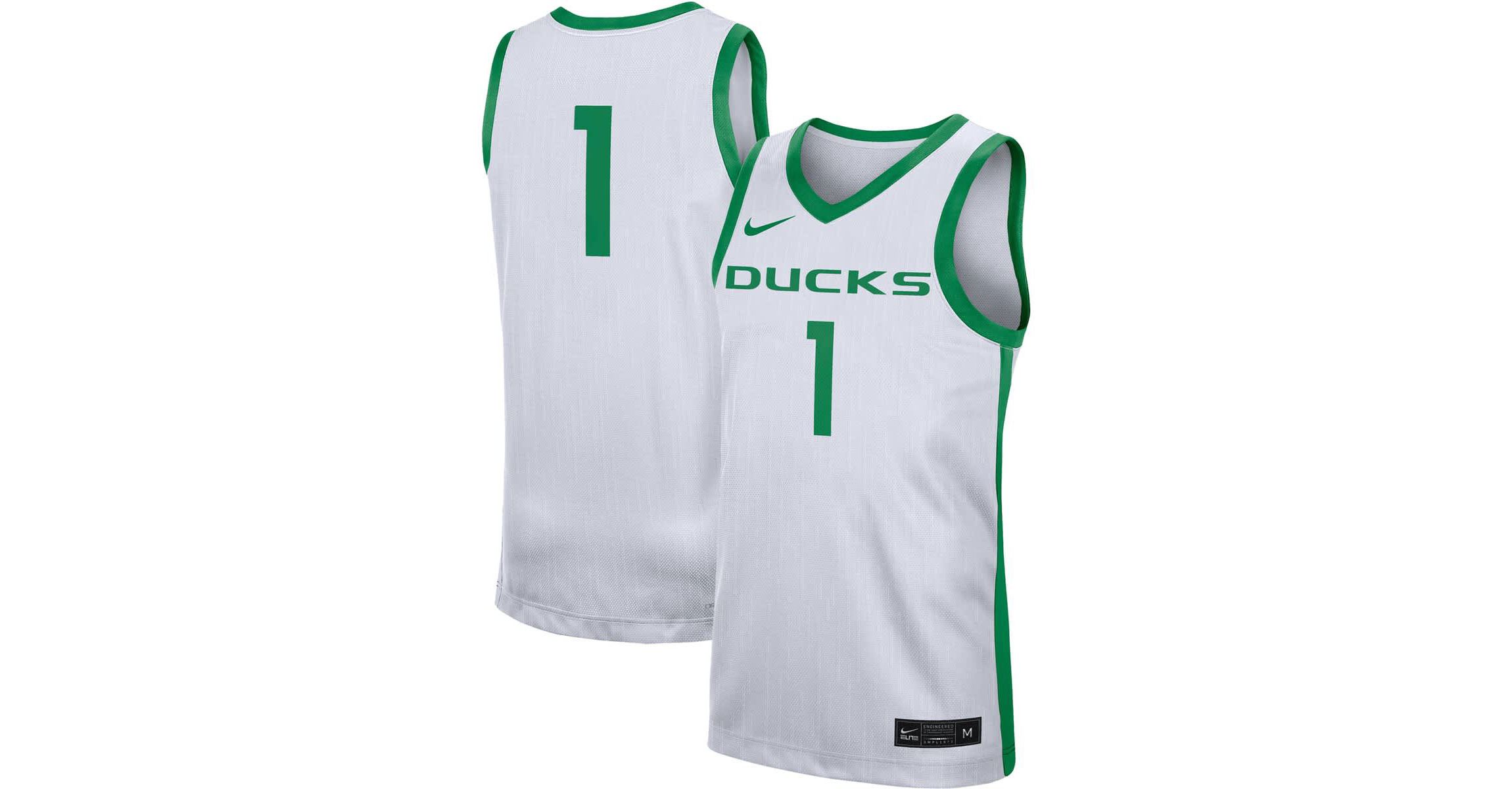 NCAA Nike #1 Oregon Ducks Replica Jersey