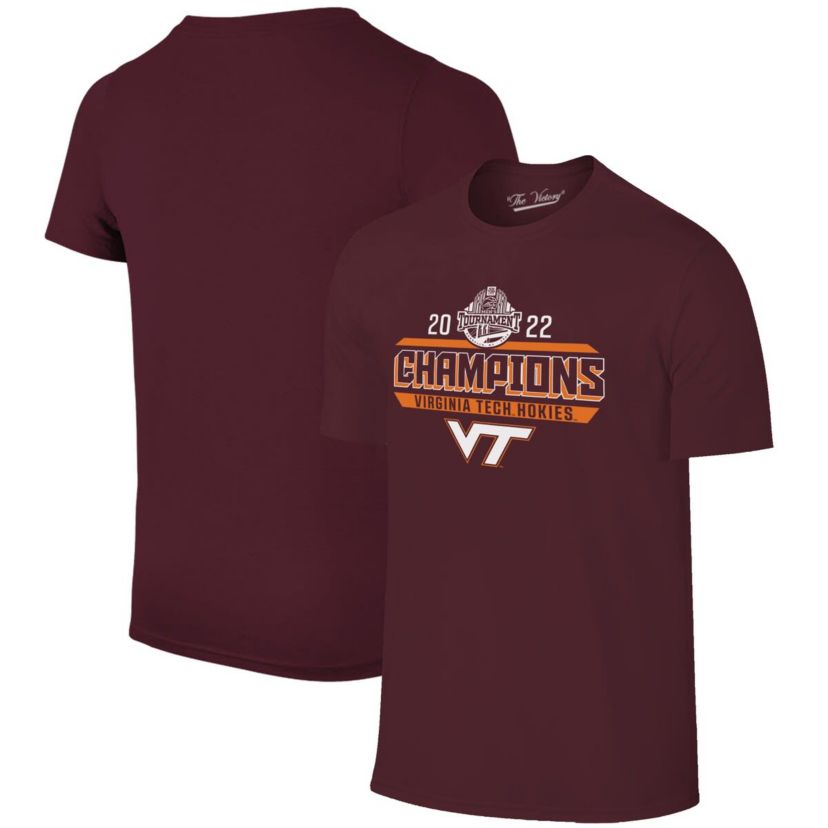 NCAA Virginia Tech Hokies 2022 ACC Basketball Conference Tournament s Locker Room T-Shirt
