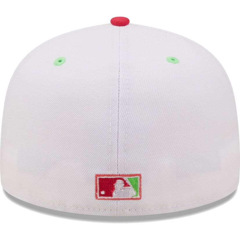 Boston Red Sox MLB White/Coral Boston Sox 2004 World Series Strawberry Lolli 59FIFTY Fitted Hat