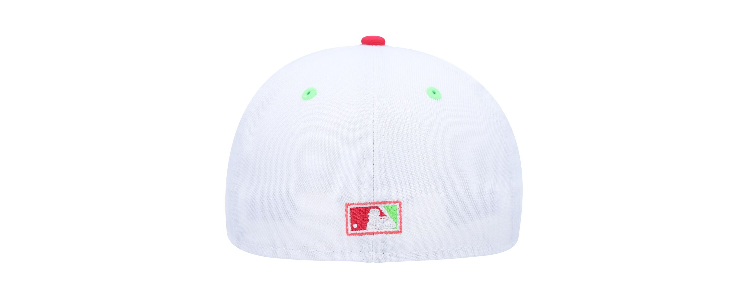MLB White/Coral Arizona Diamondbacks 1998 Inaugural Season Strawberry Lolli 59FIFTY Fitted Hat