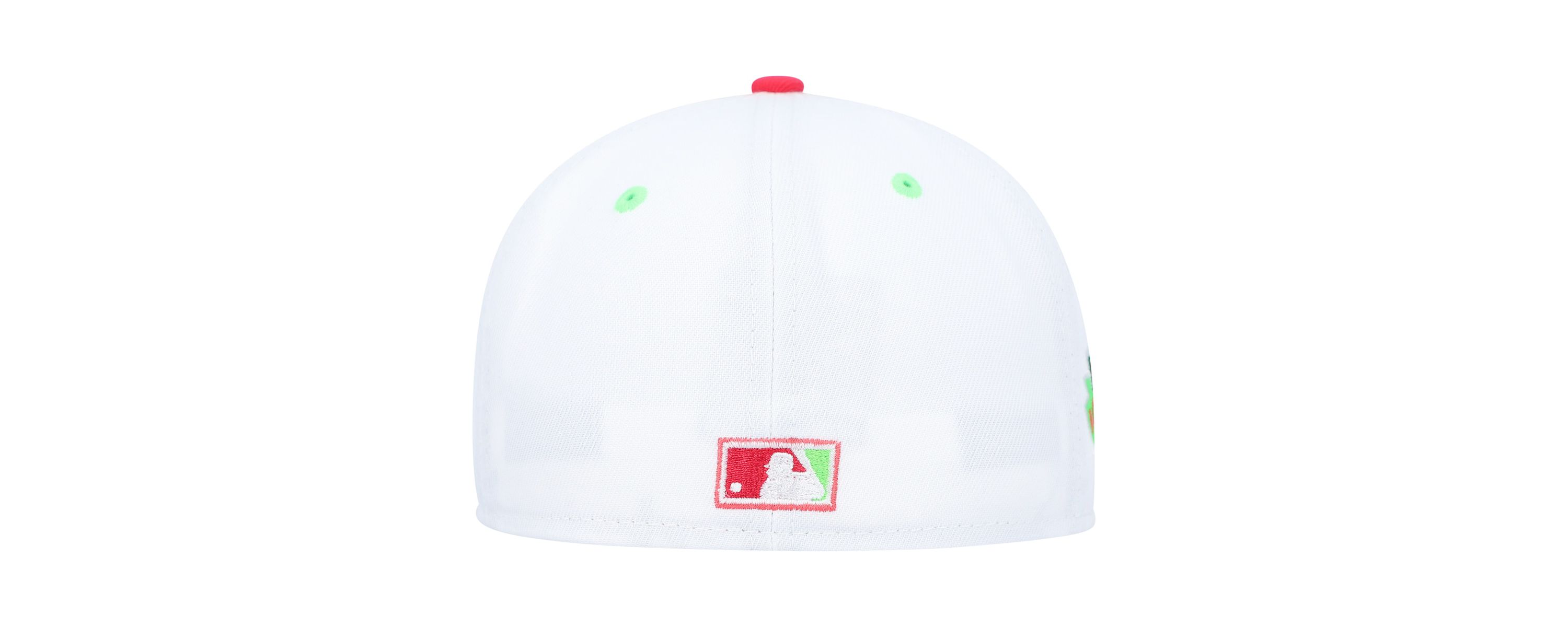 Boston Red Sox MLB White/Coral Boston Sox Fenway Park 100th Anniversary Strawberry Lolli 59FIFTY Fitted Hat