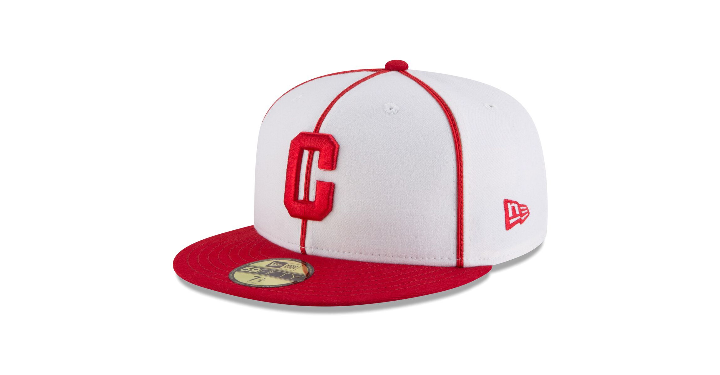 Negro League White/Red Pittsburgh Crawfords Cooperstown Collection Turn Back The Clock 59FIFTY Fitted Hat