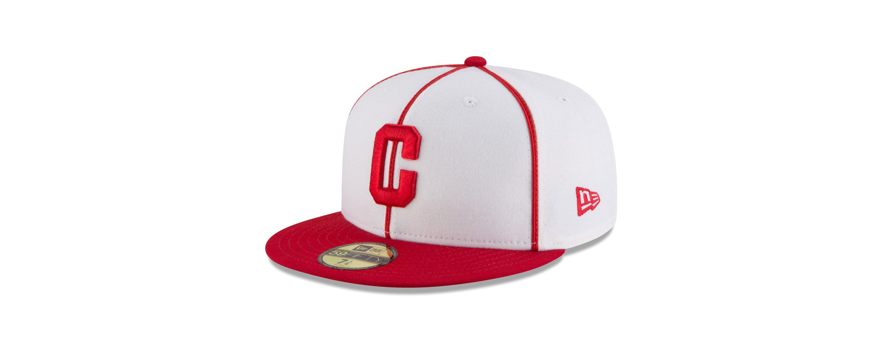 Negro League White/Red Pittsburgh Crawfords Cooperstown Collection Turn Back The Clock 59FIFTY Fitted Hat