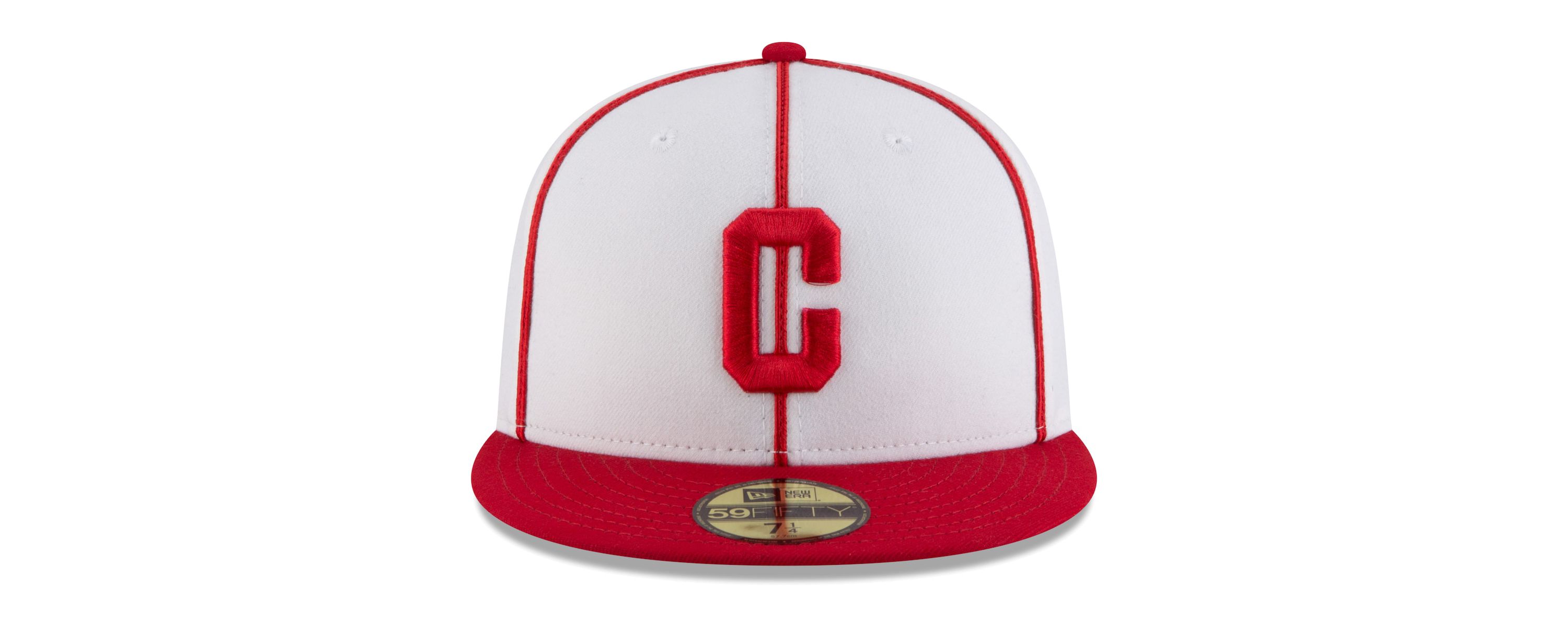 Negro League White/Red Pittsburgh Crawfords Cooperstown Collection Turn Back The Clock 59FIFTY Fitted Hat