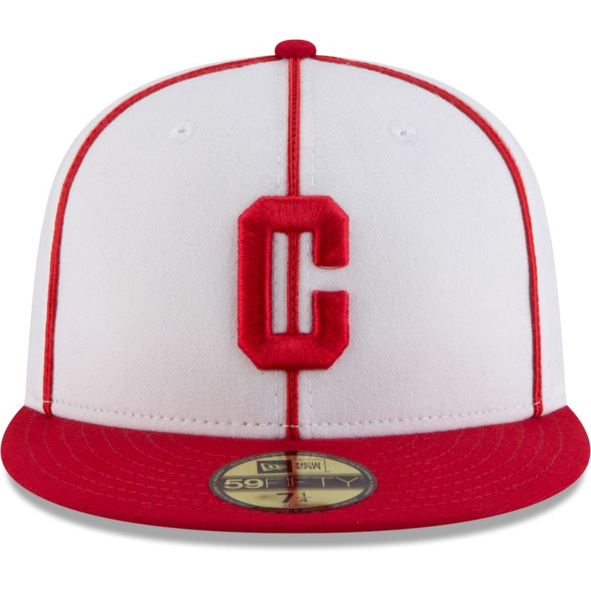 Negro League White/Red Pittsburgh Crawfords Cooperstown Collection Turn Back The Clock 59FIFTY Fitted Hat