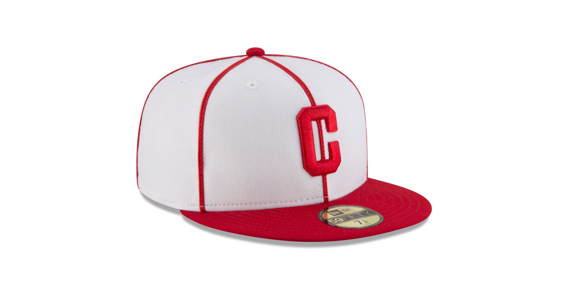 Negro League White/Red Pittsburgh Crawfords Cooperstown Collection Turn Back The Clock 59FIFTY Fitted Hat