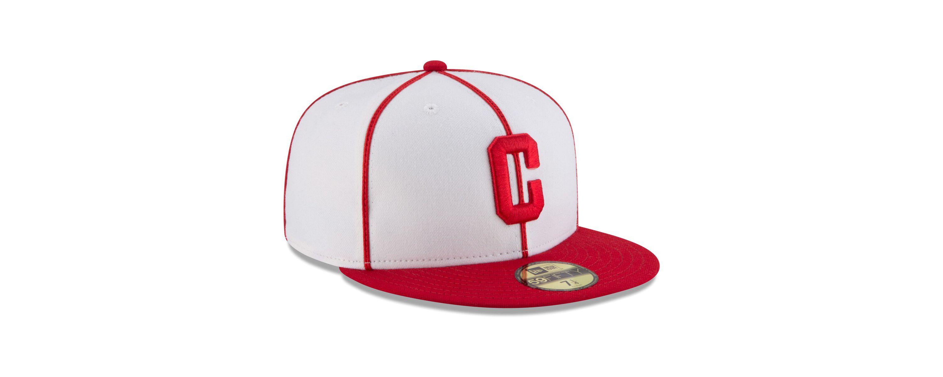 Negro League White/Red Pittsburgh Crawfords Cooperstown Collection Turn Back The Clock 59FIFTY Fitted Hat