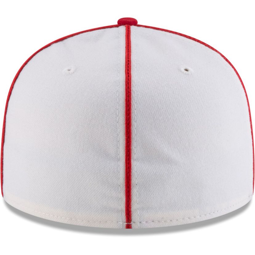 Negro League White/Red Pittsburgh Crawfords Cooperstown Collection Turn Back The Clock 59FIFTY Fitted Hat