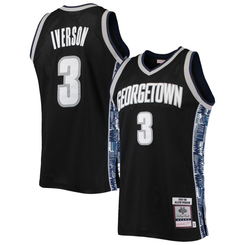 NCAA Allen Iverson Georgetown Hoyas 1995/96 Authentic Throwback Jersey