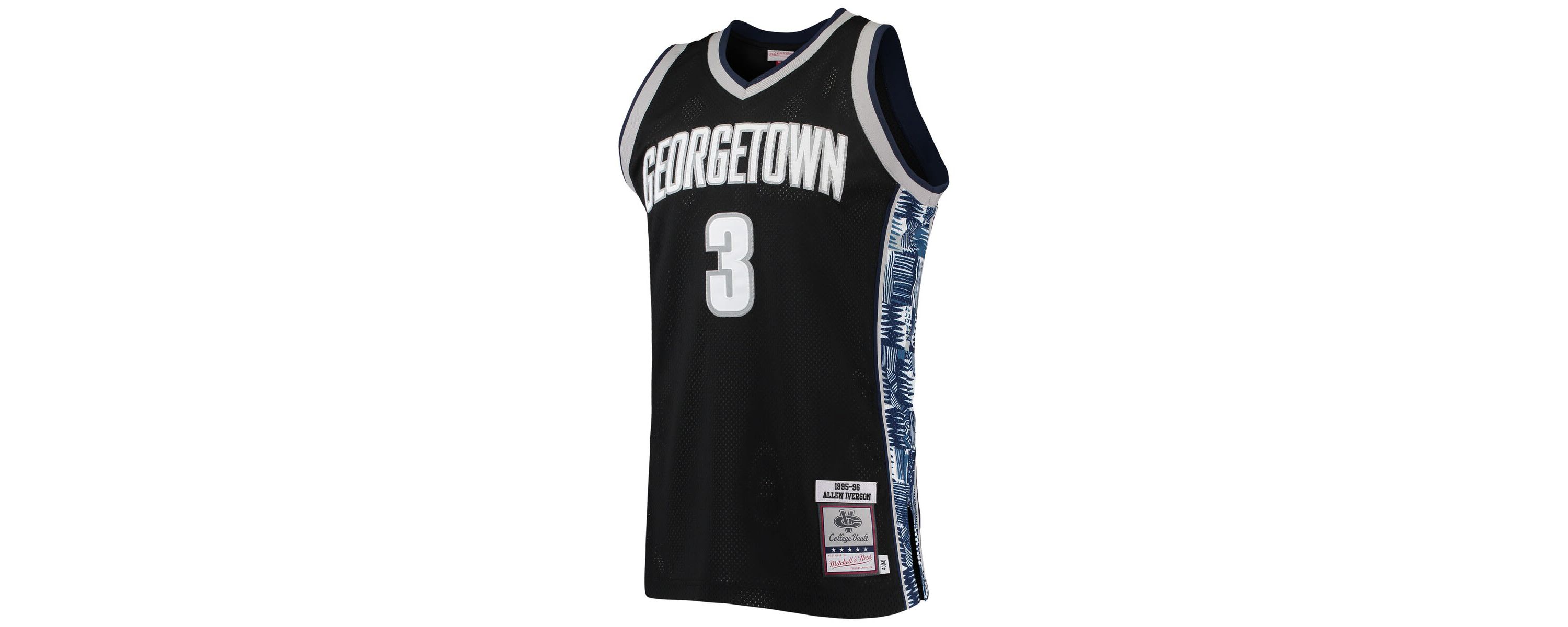 NCAA Allen Iverson Georgetown Hoyas 1995/96 Authentic Throwback Jersey