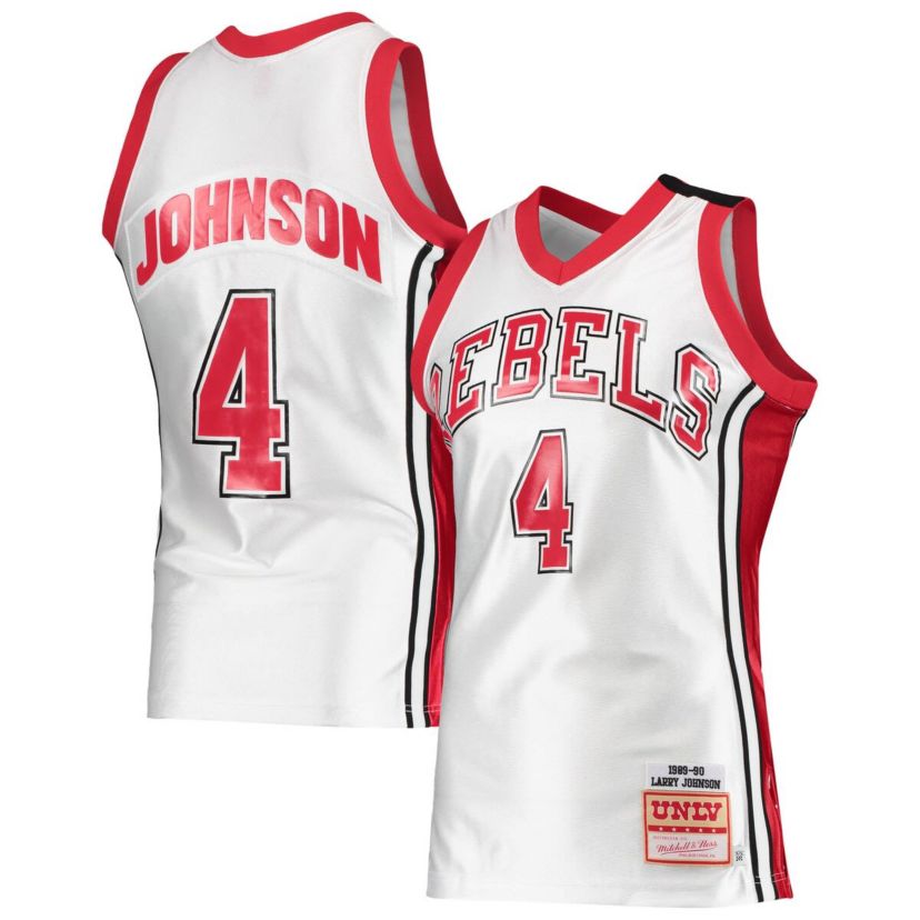 NCAA Larry Johnson UNLV Rebels 1989/90 Authentic Throwback Jersey