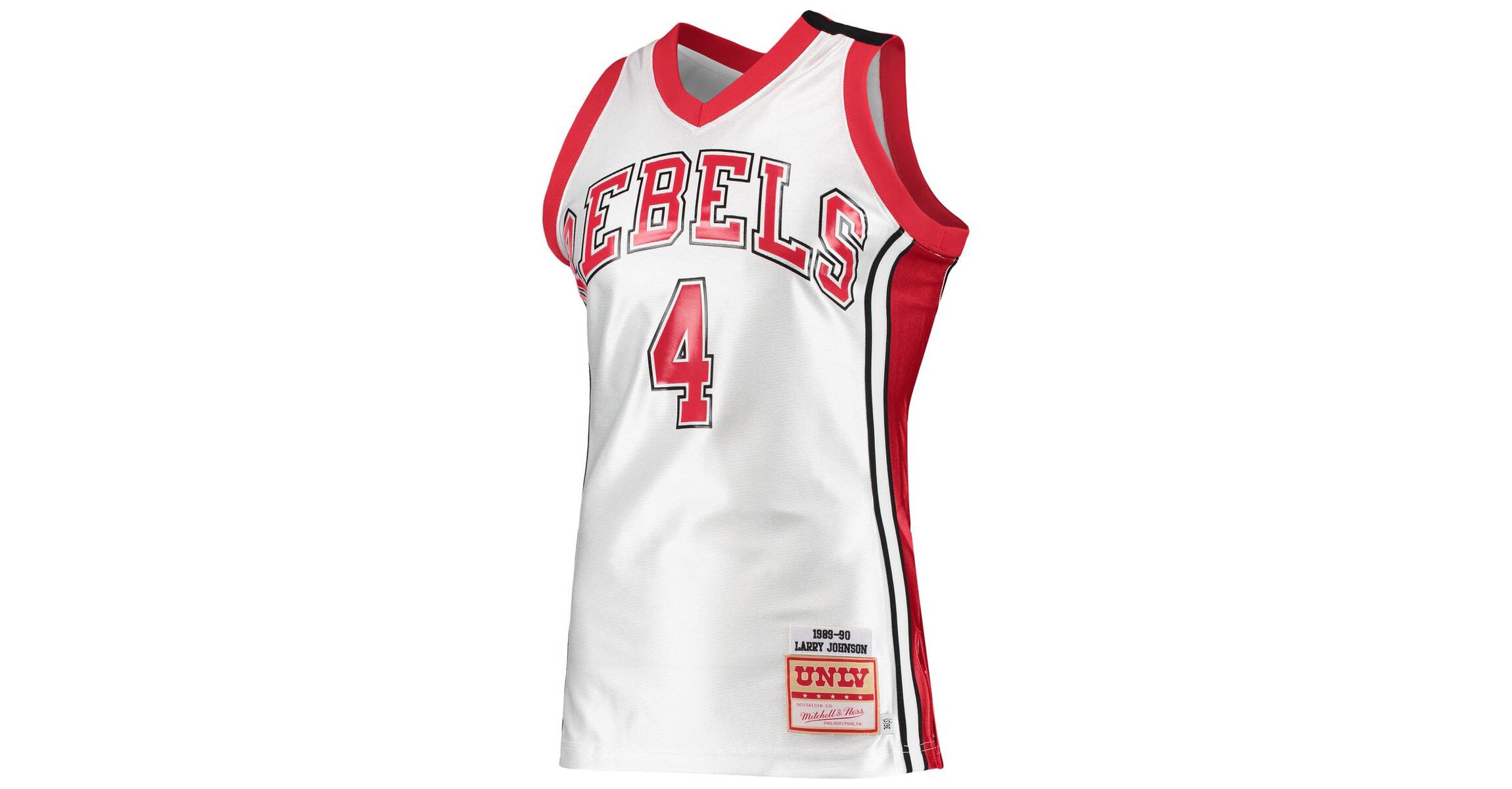 NCAA Larry Johnson UNLV Rebels 1989/90 Authentic Throwback Jersey