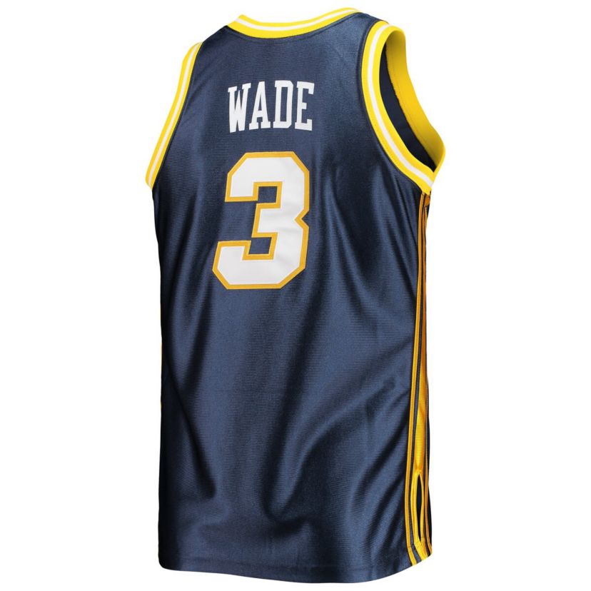 NCAA Dwyane Wade Marquette Golden Eagles Authentic Throwback NCAA Jersey