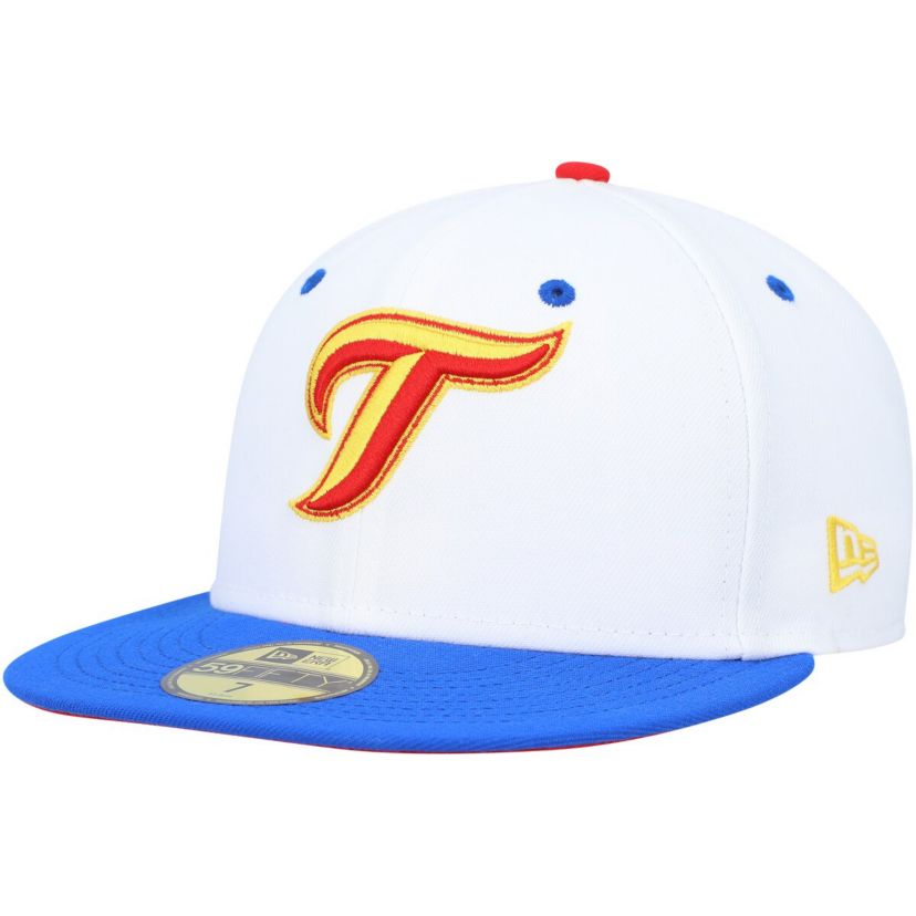 Toronto Blue Jays MLB White/Royal Toronto Jays 30th Anniversary Cherry Lolli 59FIFTY Fitted Hat