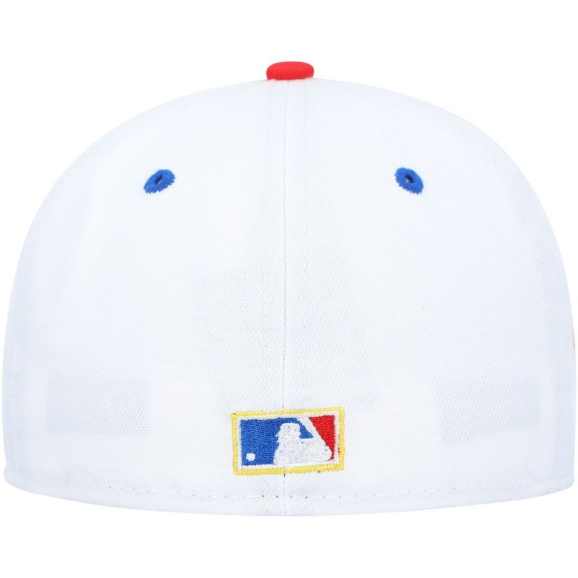 Toronto Blue Jays MLB White/Royal Toronto Jays 30th Anniversary Cherry Lolli 59FIFTY Fitted Hat