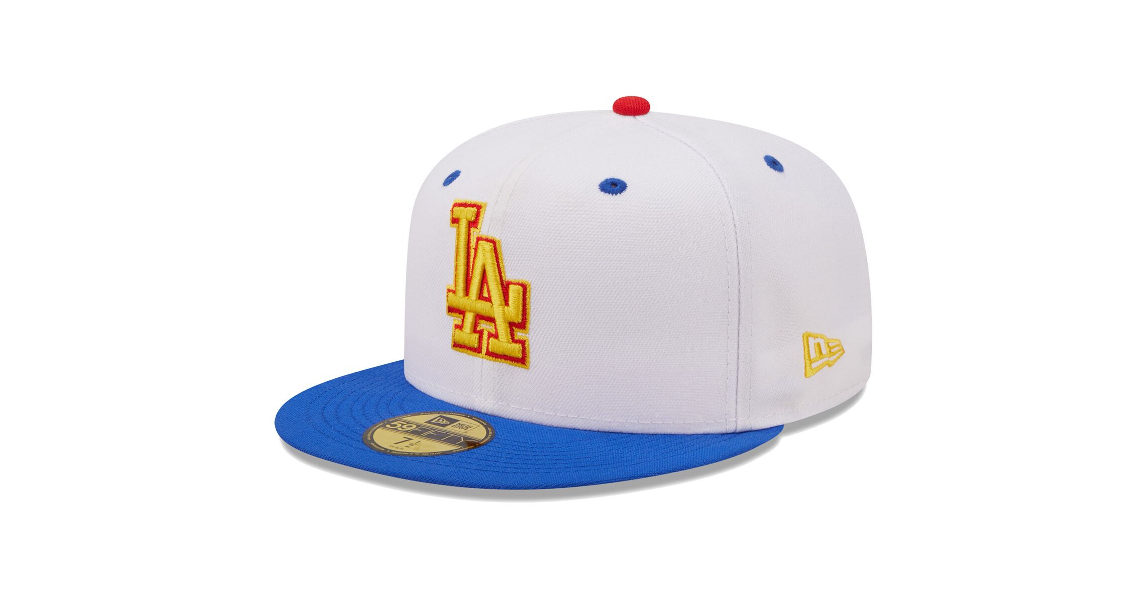 MLB White/Royal Los Angeles Dodgers 75th World Series Cherry Lolli 59FIFTY Fitted Hat