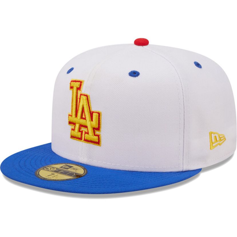 MLB White/Royal Los Angeles Dodgers 75th World Series Cherry Lolli 59FIFTY Fitted Hat