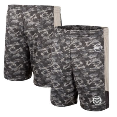 Colosseum Men's NCAA Colorado State Rams OHT Military Appreciation Terminal Shorts, Medium