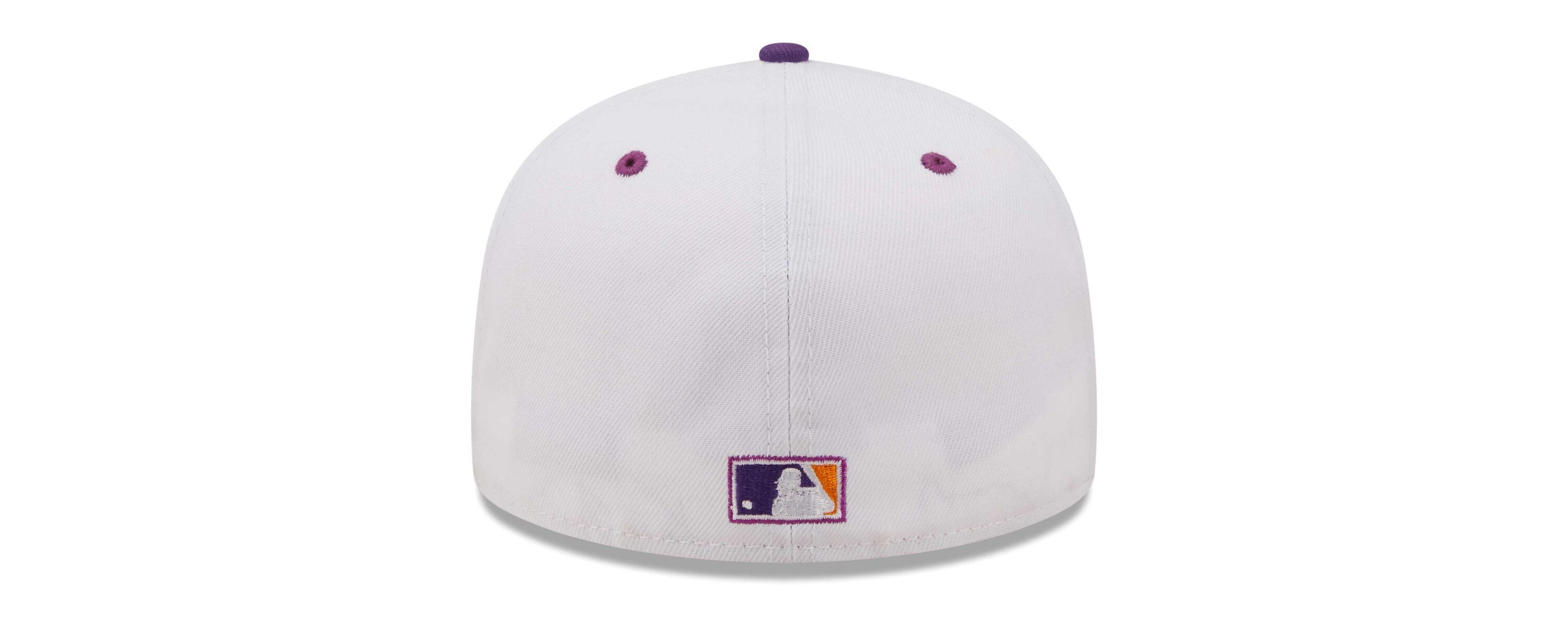 MLB White/Purple New York Yankees 2000 World Series Grape Lolli 59FIFTY Fitted Hat