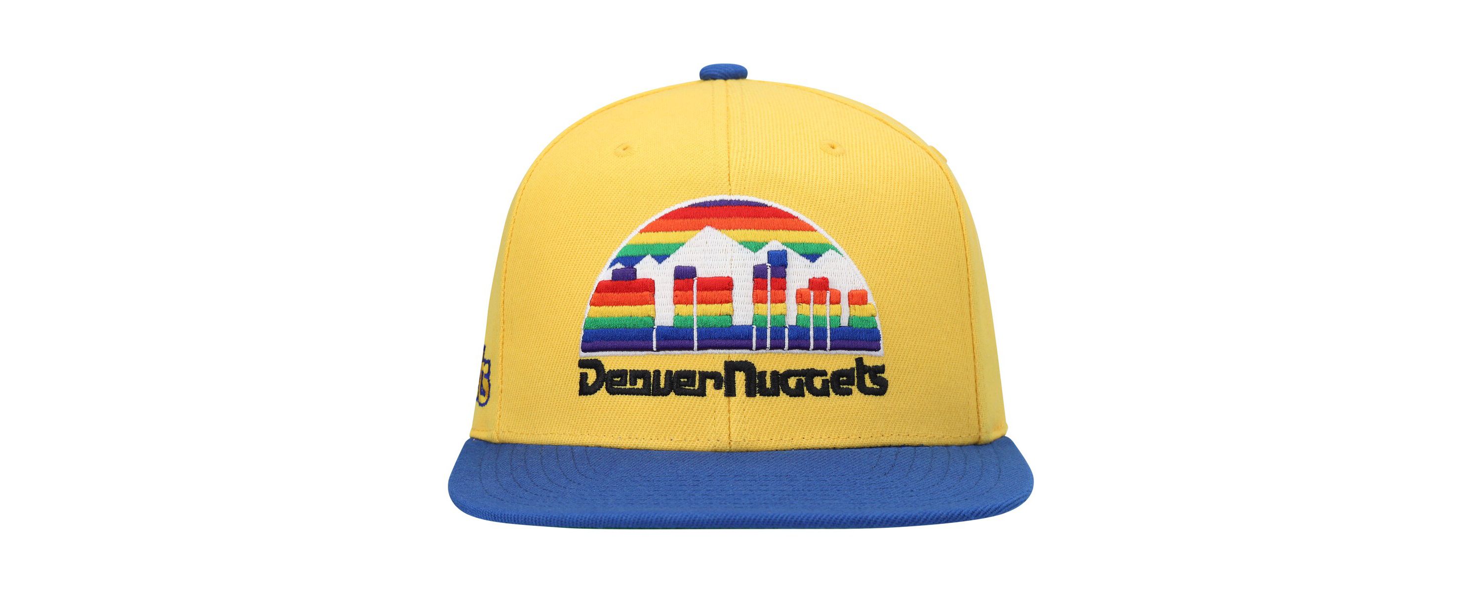 NBA Gold/Royal Denver Nuggets Hardwood Classics Snapback Hat