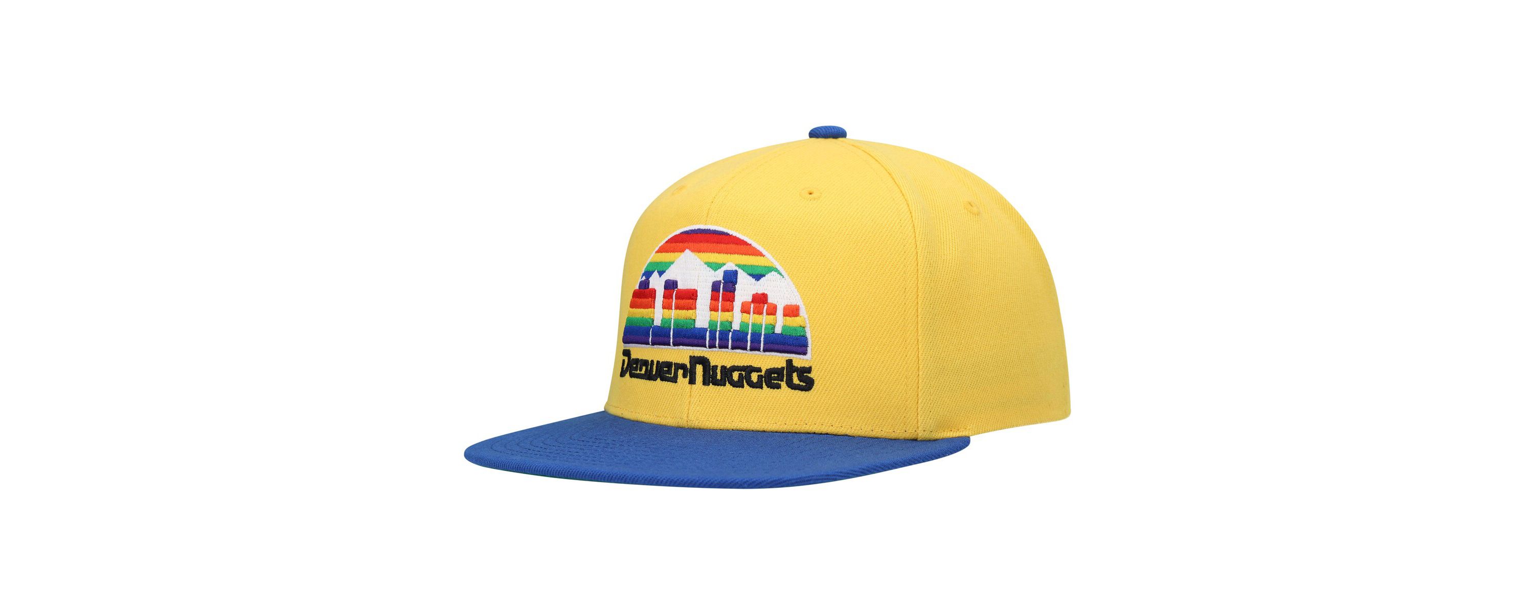 NBA Gold/Royal Denver Nuggets Hardwood Classics Snapback Hat