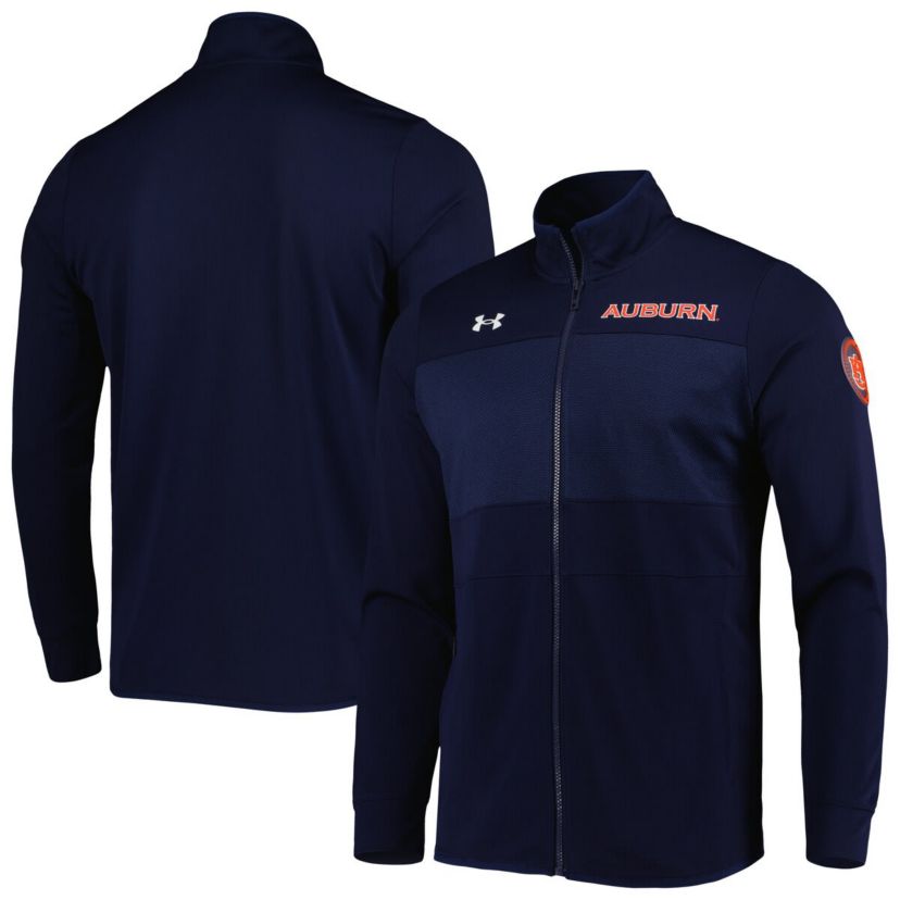 NCAA Under Armour Auburn Tigers Knit Warm-Up Full-Zip Jacket