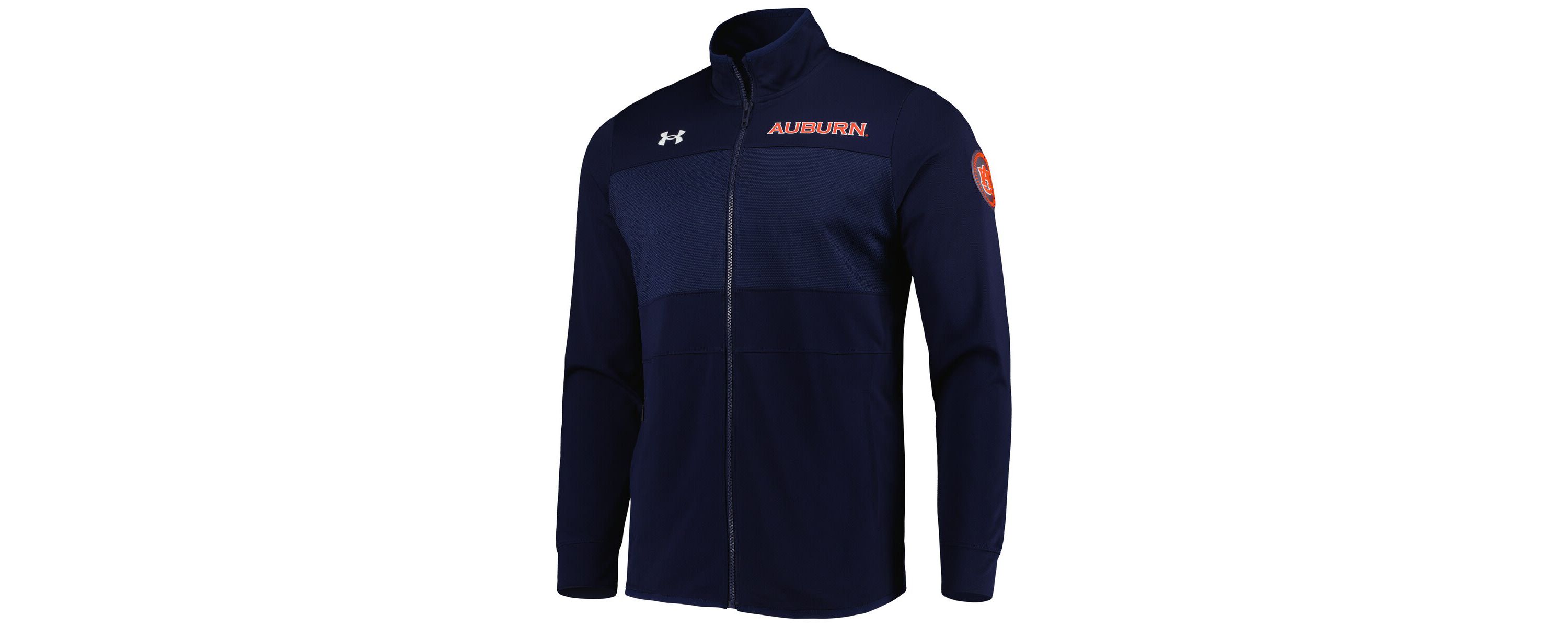 NCAA Under Armour Auburn Tigers Knit Warm-Up Full-Zip Jacket