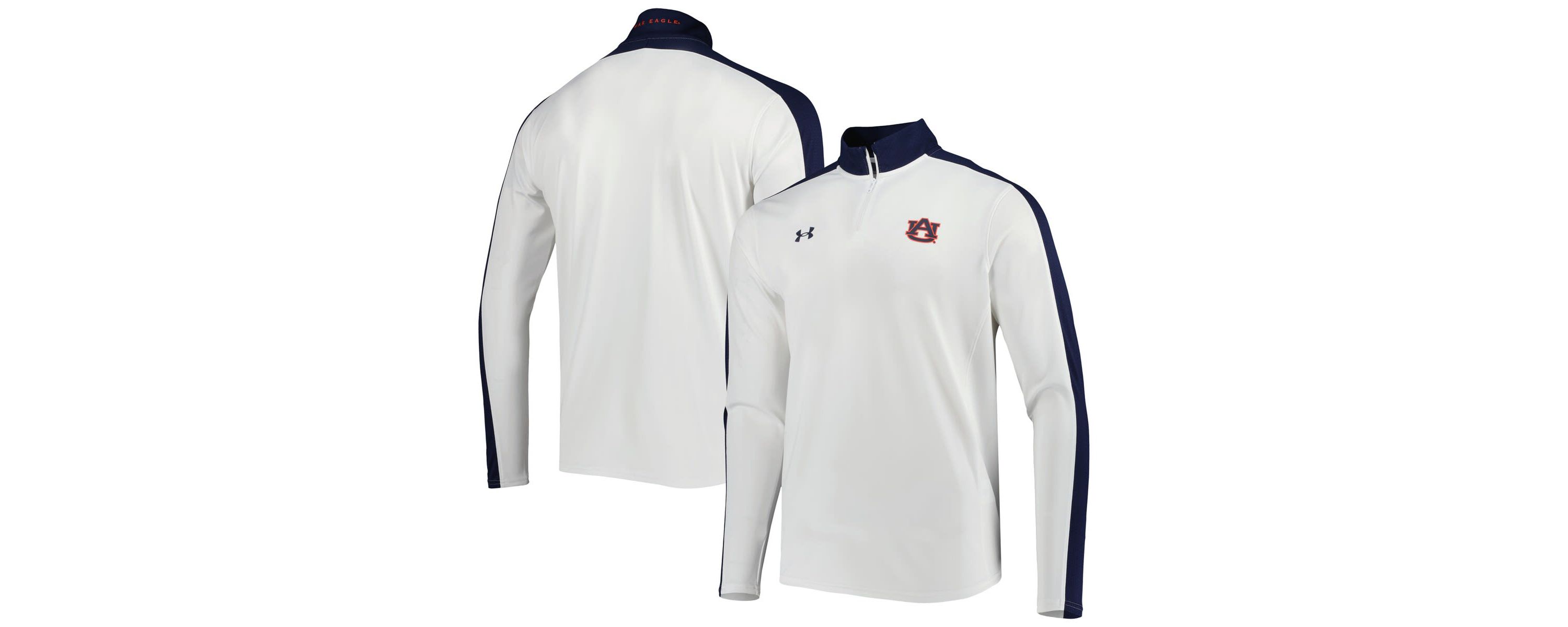 Under Armour® NCAA Under Armour Auburn Tigers Lightweight Mock Neck ...
