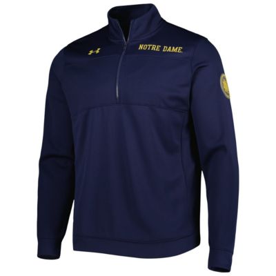 NCAA Under Armour Notre Dame Fighting Irish Universal Mock Neck Half-Zip Jacket
