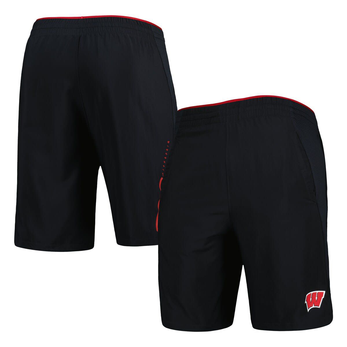 NCAA Under Armour Wisconsin Badgers Woven Shorts