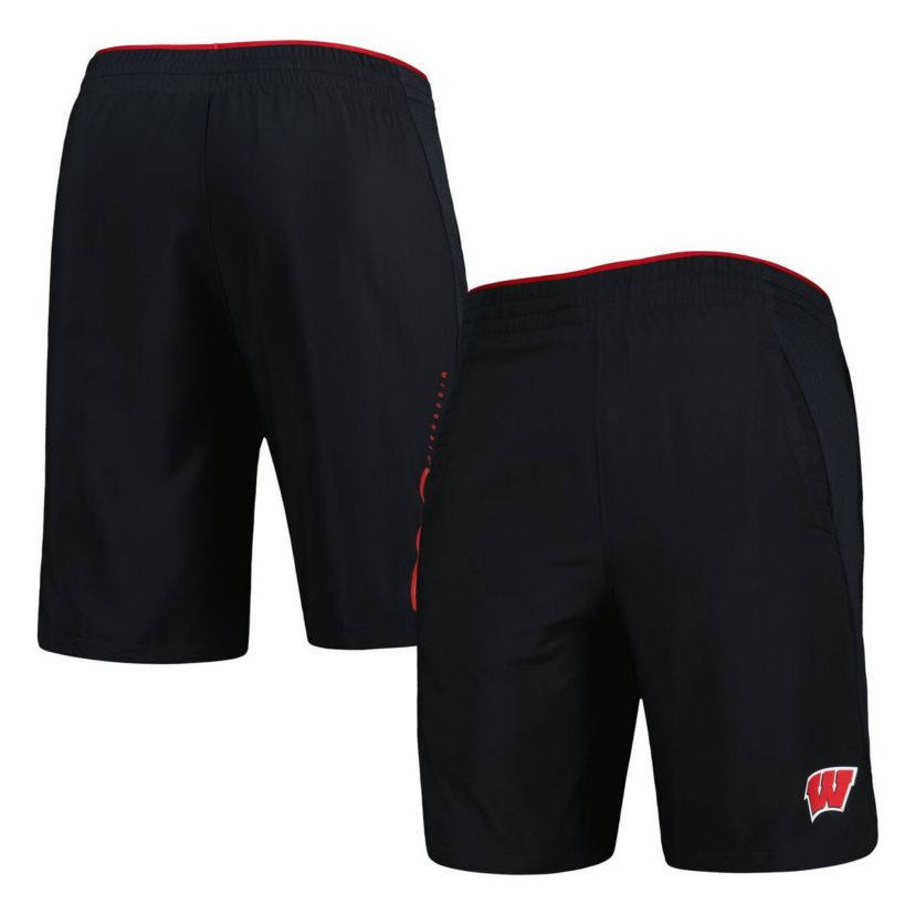 NCAA Under Armour Wisconsin Badgers Woven Shorts