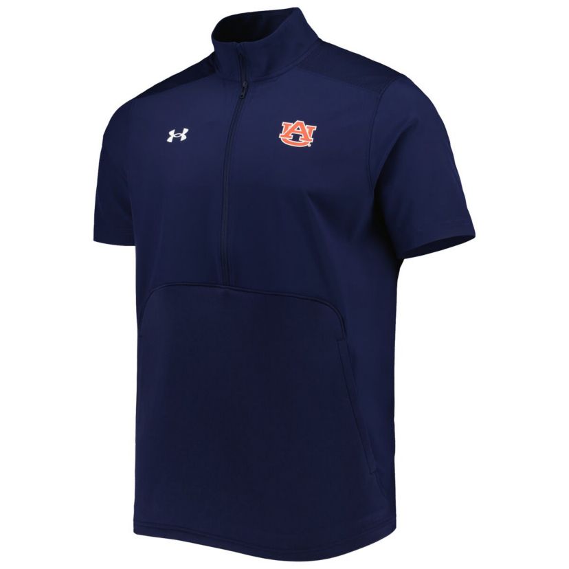 NCAA Under Armour Auburn Tigers Motivate 2.0 Half-Zip Jacket