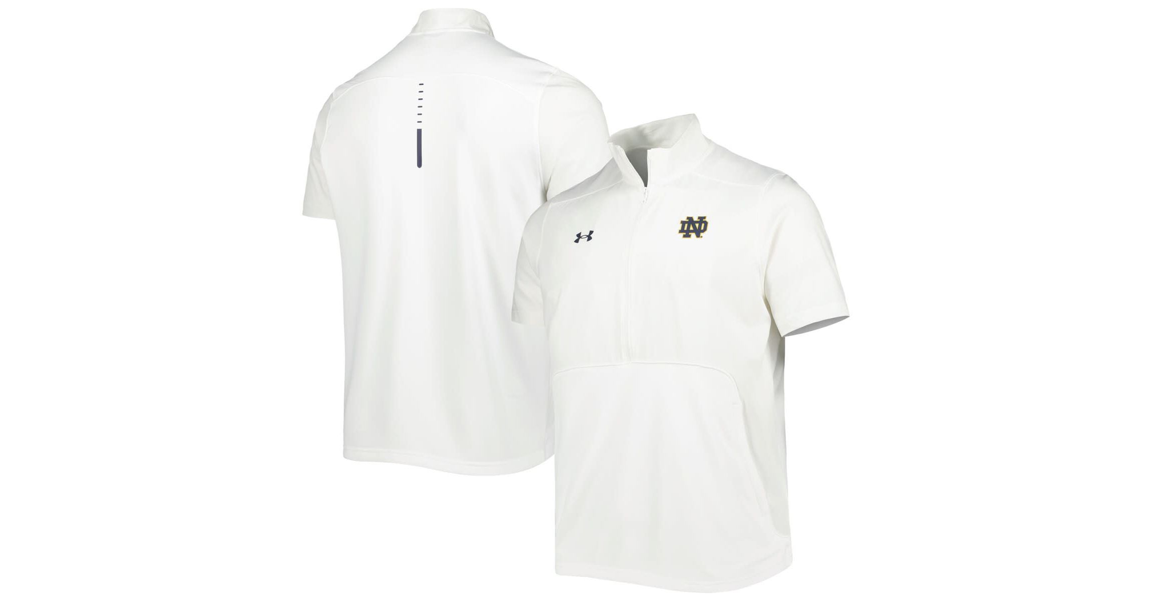 NCAA Under Armour Notre Dame Fighting Irish Motivate 2.0 Half-Zip Jacket