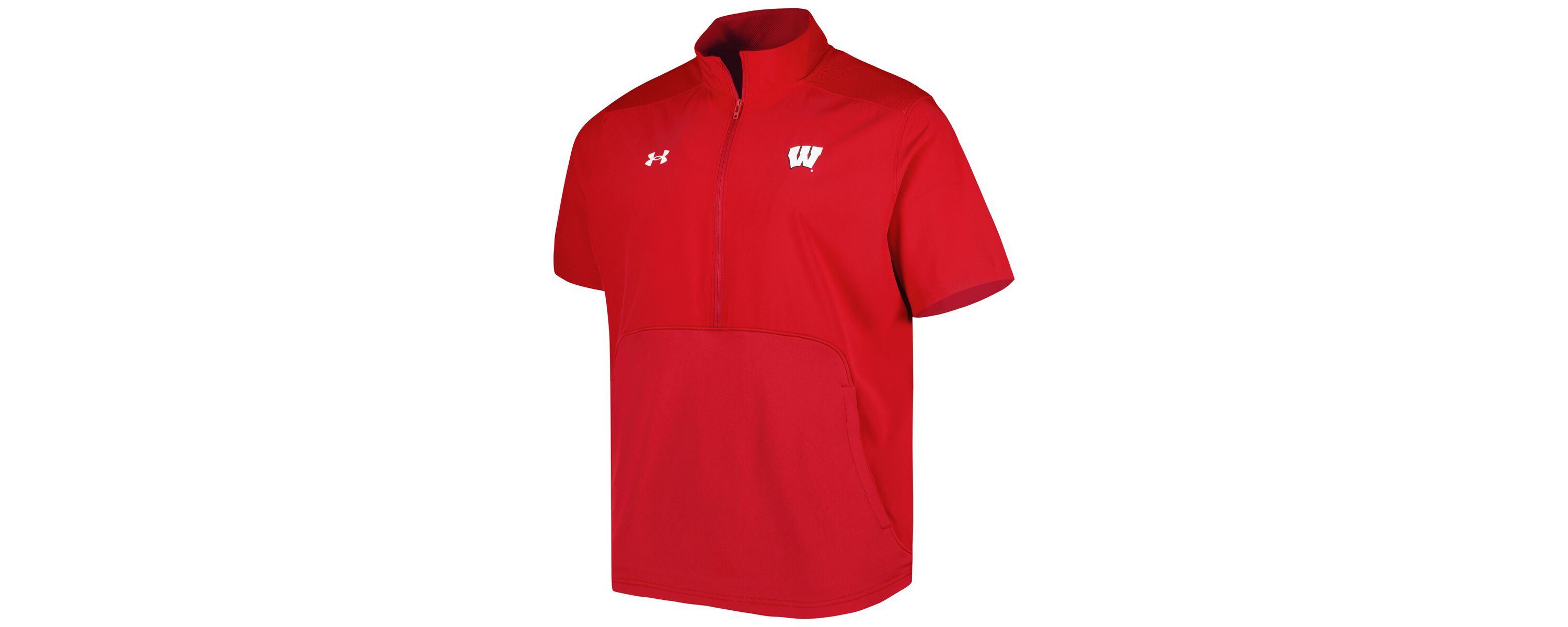 NCAA Under Armour Wisconsin Badgers Motivate 2.0 Half-Zip Jacket