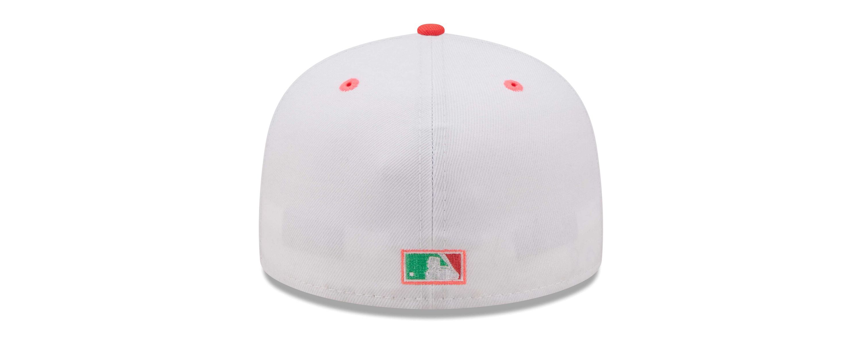 Chicago White Sox MLB White/Green Chicago Sox Inaugural Season at Comiskey Park Watermelon Lolli 59FIFTY Fitted Hat