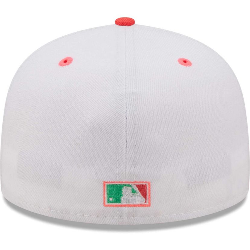 Chicago White Sox MLB White/Green Chicago Sox Inaugural Season at Comiskey Park Watermelon Lolli 59FIFTY Fitted Hat
