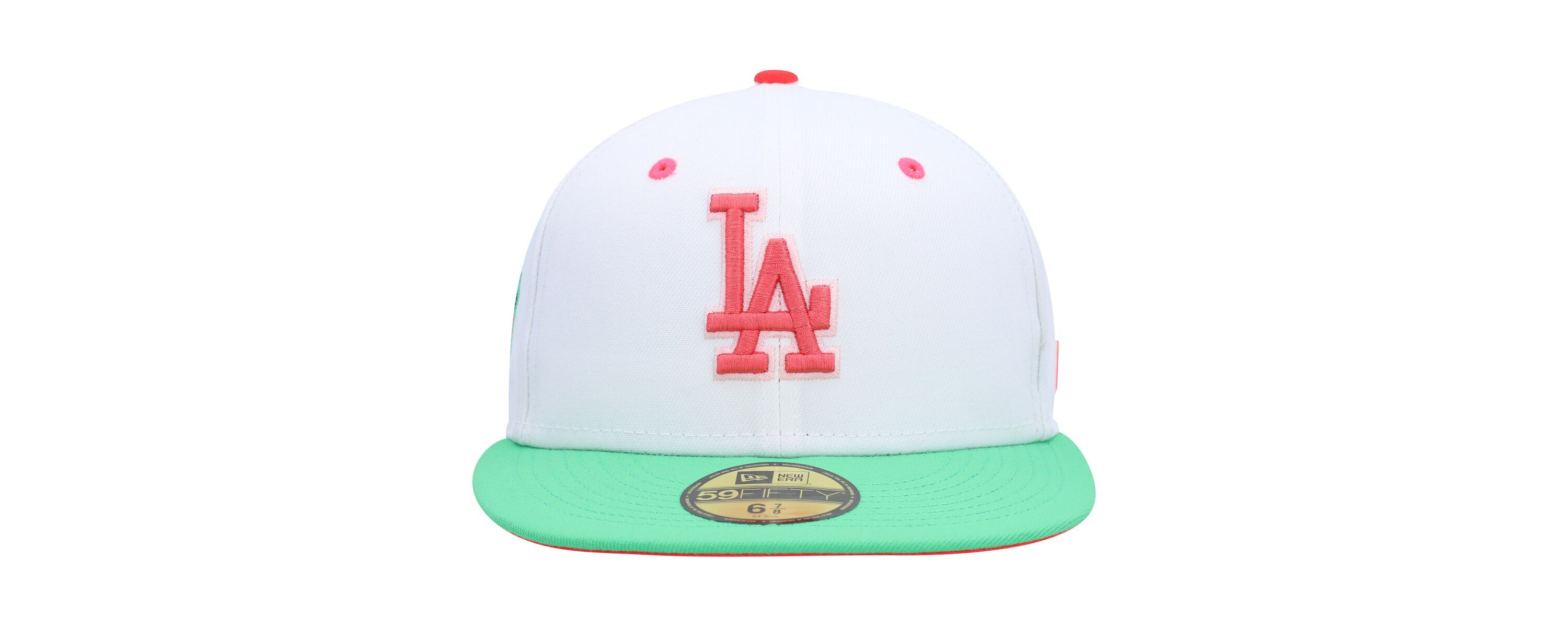 MLB White/Green Los Angeles Dodgers Watermelon Lolli 59FIFTY Fitted Hat