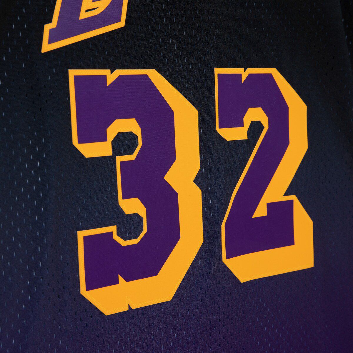 NBA Magic Johnson Los Angeles Lakers 1984/85 Hardwood Classics Fadeaway Swingman Player Jersey