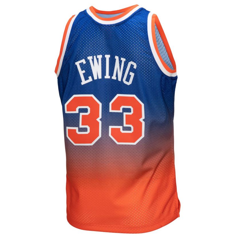 NBA Patrick Ewing New York Knicks 1991/92 Hardwood Classics Fadeaway Swingman Player Jersey