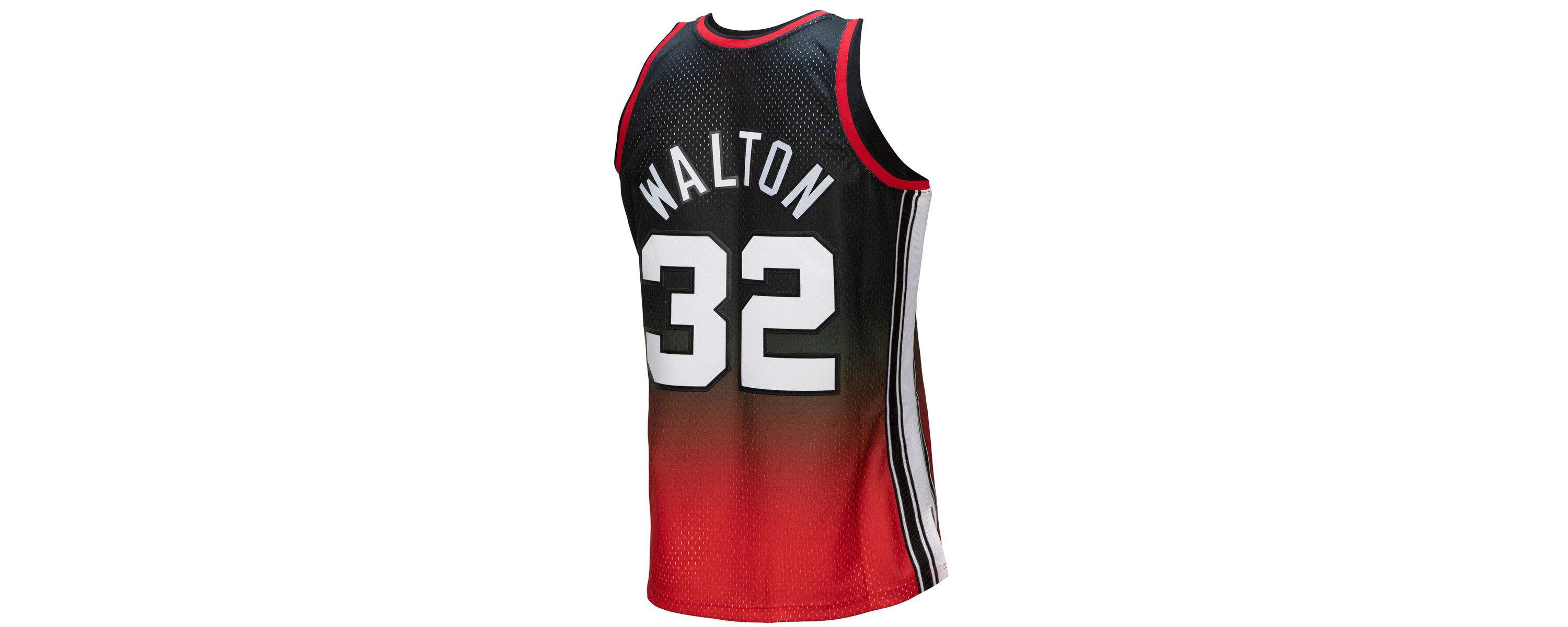 NBA Bill Walton Portland Trail Blazers 1976/77 Hardwood Classics Fadeaway Swingman Player Jersey